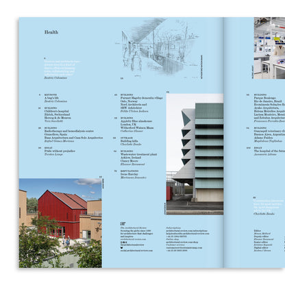 Health: The Architectural Review 1520, April 2025